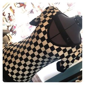 Pinup “Racing Checkers" Top by Voodoo Vixen
